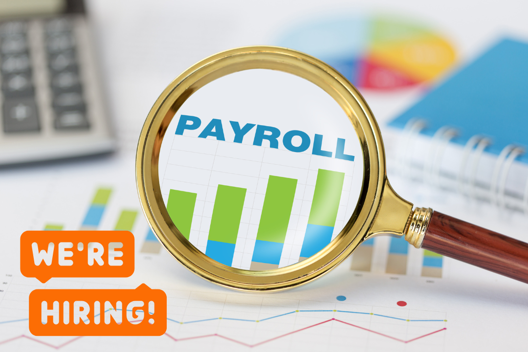 Payroll - we're hiring
